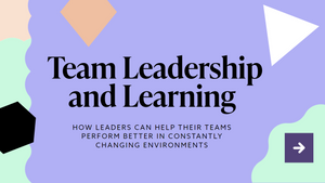 Team Leadership and Learning