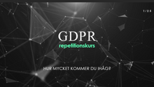 Load image into Gallery viewer, GDPR repetitionskurs