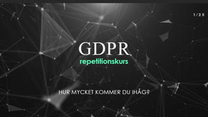 GDPR repetitionskurs 