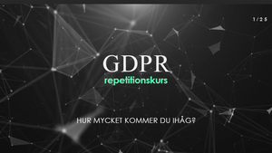 GDPR repetitionskurs